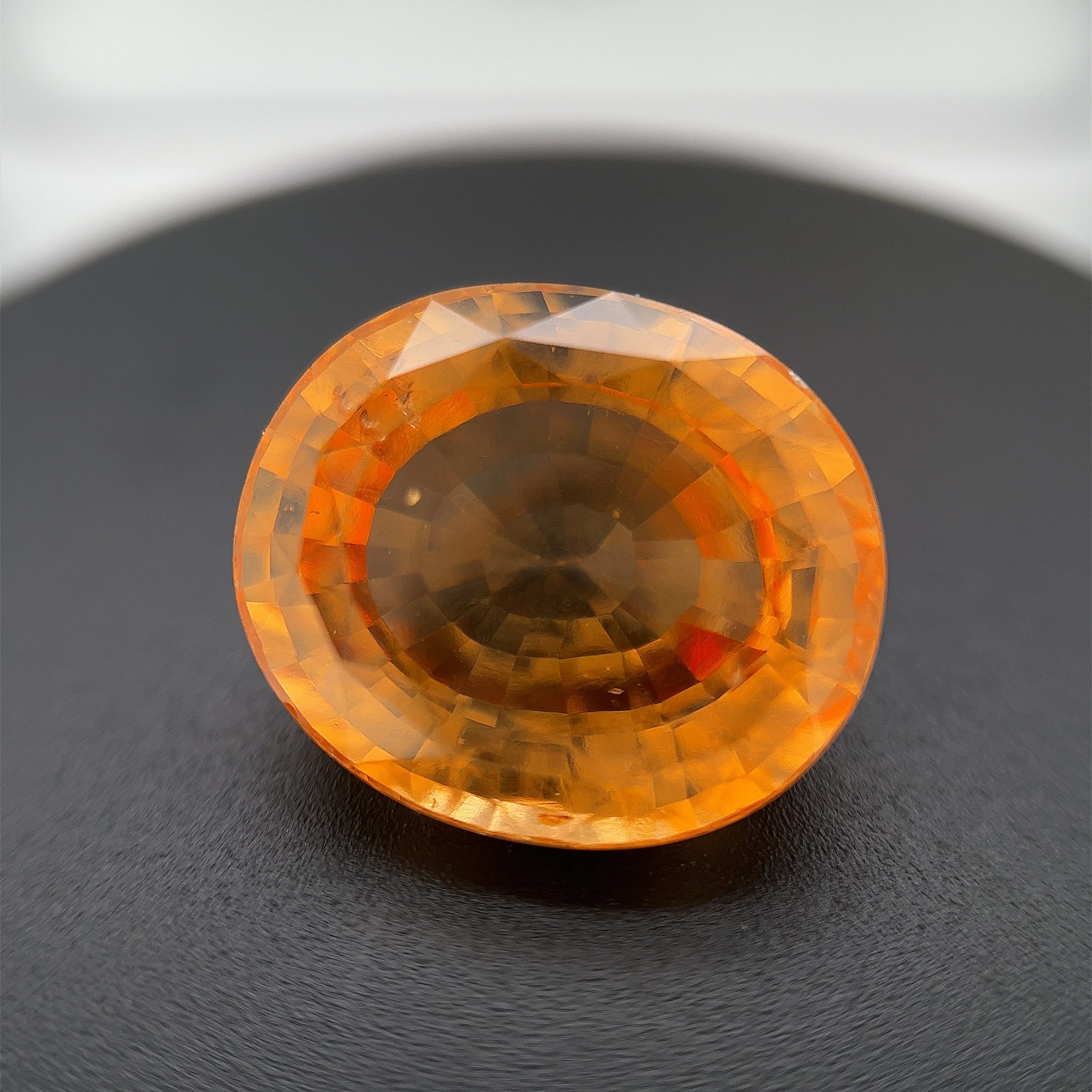 10.01CT HESSONITE GARNET OVAL