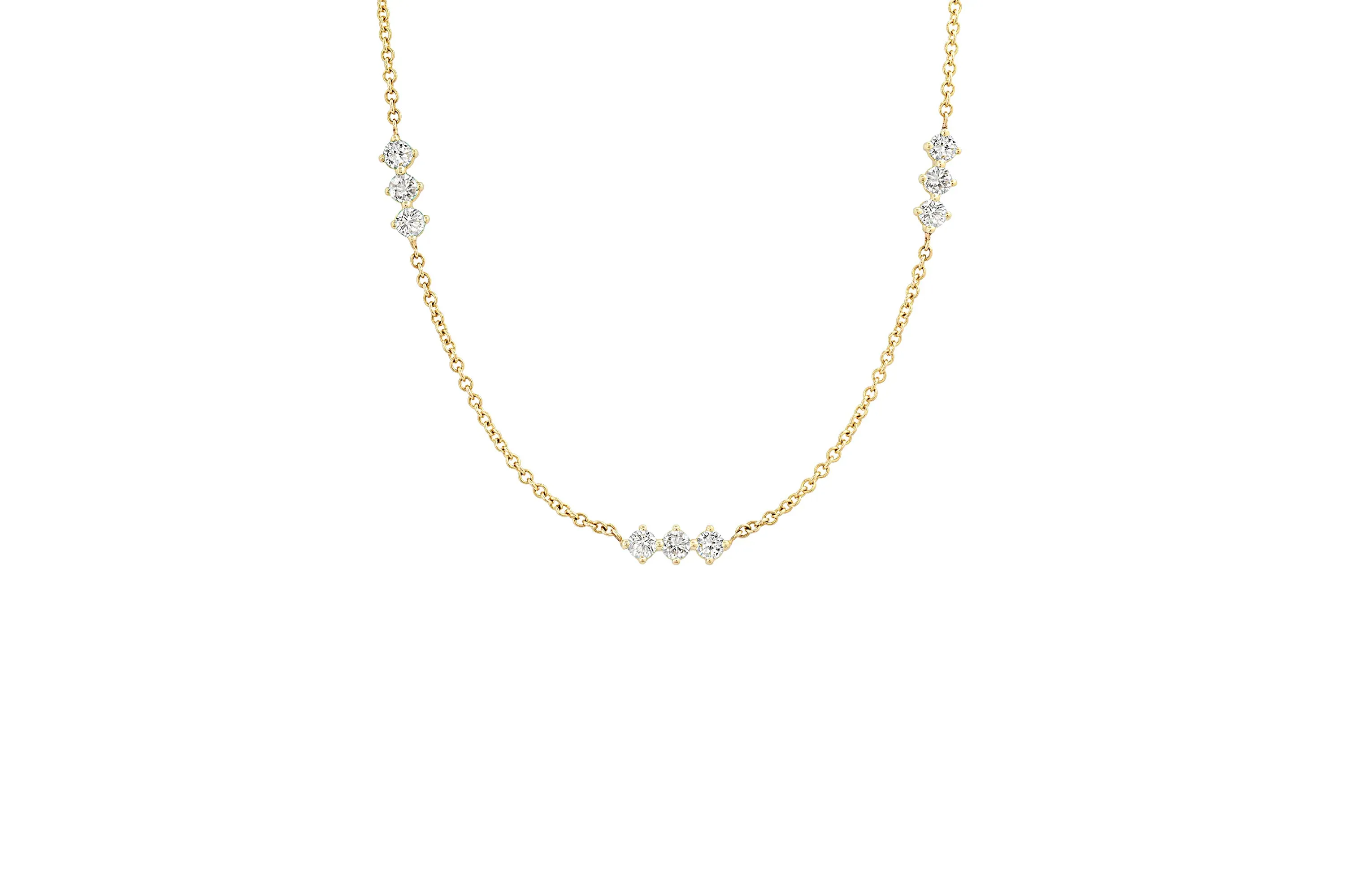 3 x 3 Diamond Necklace