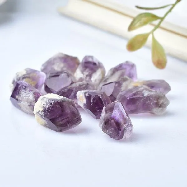 5PC Natural Amethyst Quartz Cluster Crystals