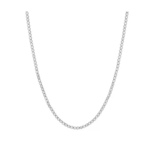 9ct White Gold 10.00ct Lab Grown Diamond Tennis Necklace