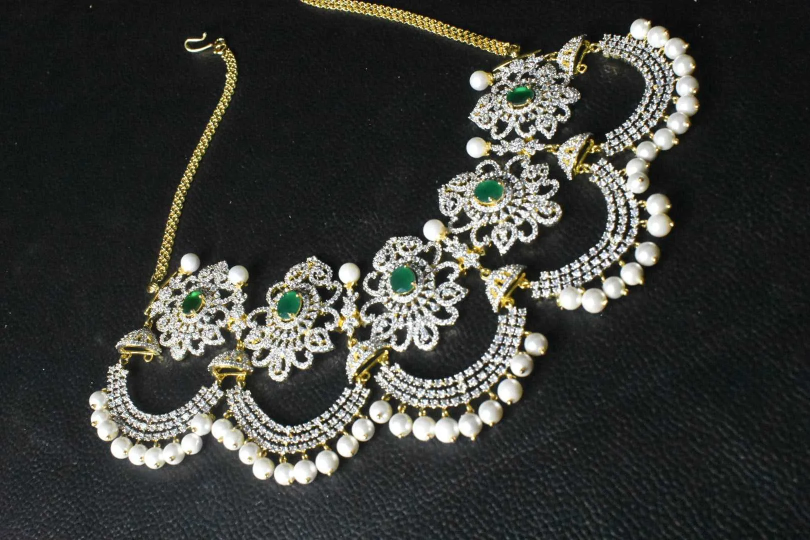 American Diamond Necklace Set