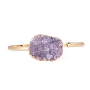 Amethyst adjustable bracelet