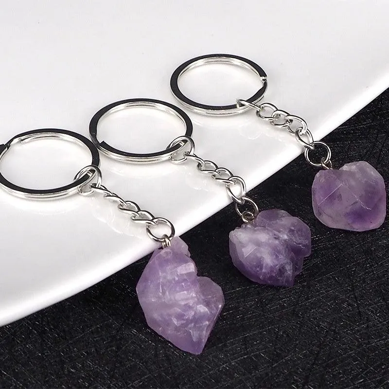 Amethyst Keychain