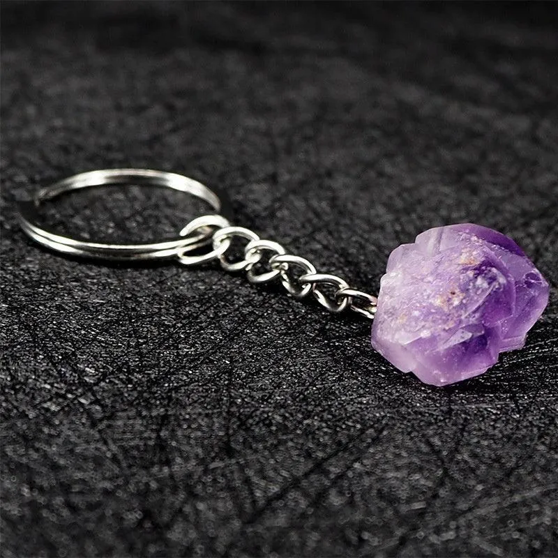 Amethyst Keychain