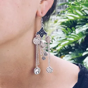 Anatolian Boho Earrings - "Cosmic Whisper"