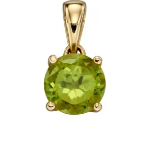 August Birthstone Pendant - 9ct Gold