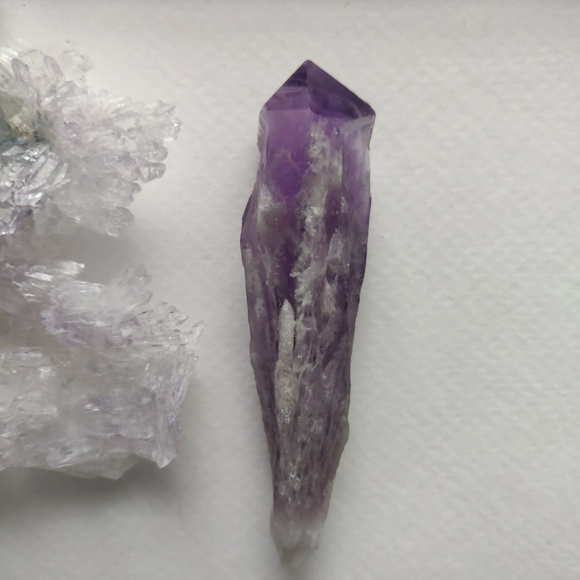 Bahia Amethyst Point, Amethyst Elestial Wand from Brazil (#11)