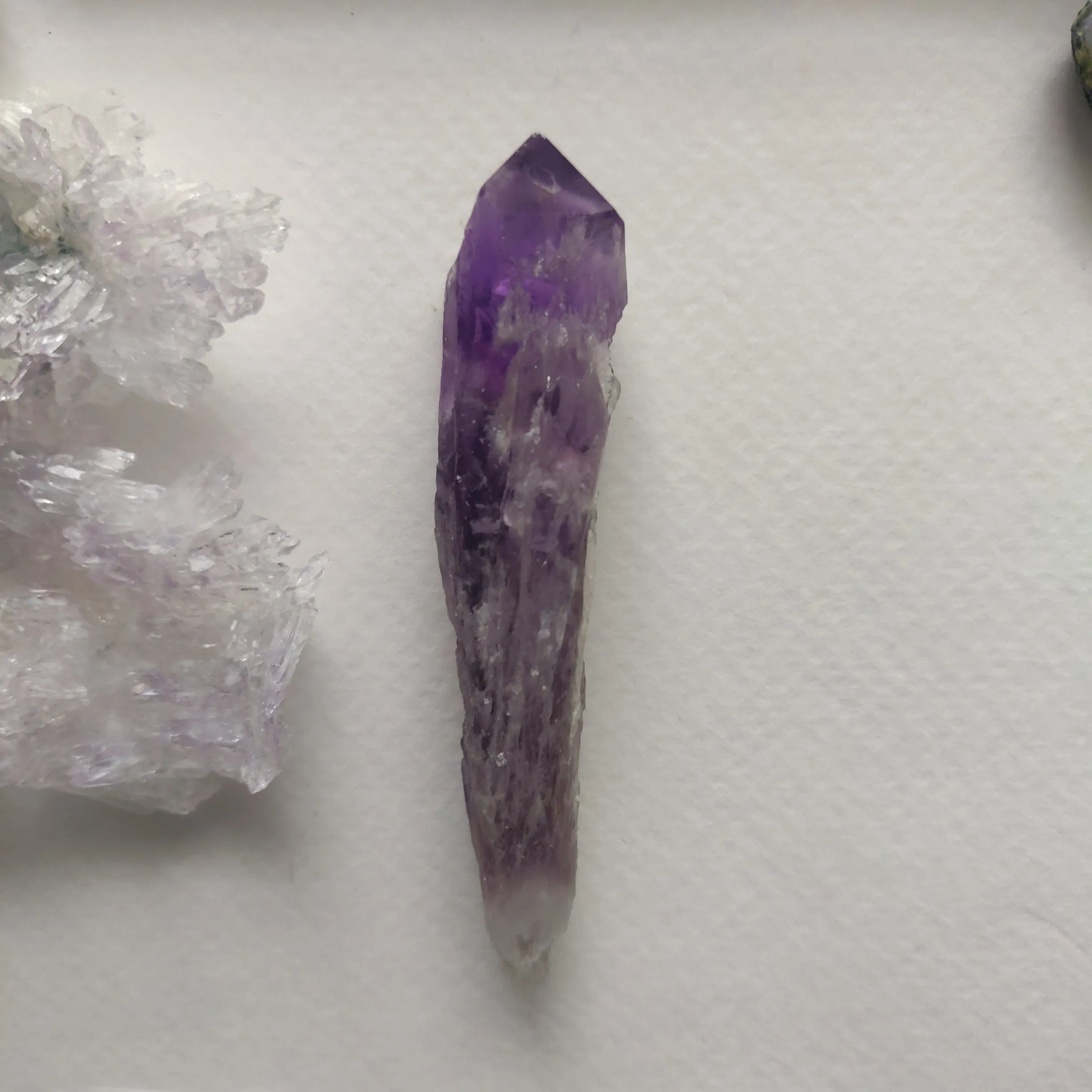 Bahia Amethyst Point, Amethyst Elestial Wand from Brazil (#11)