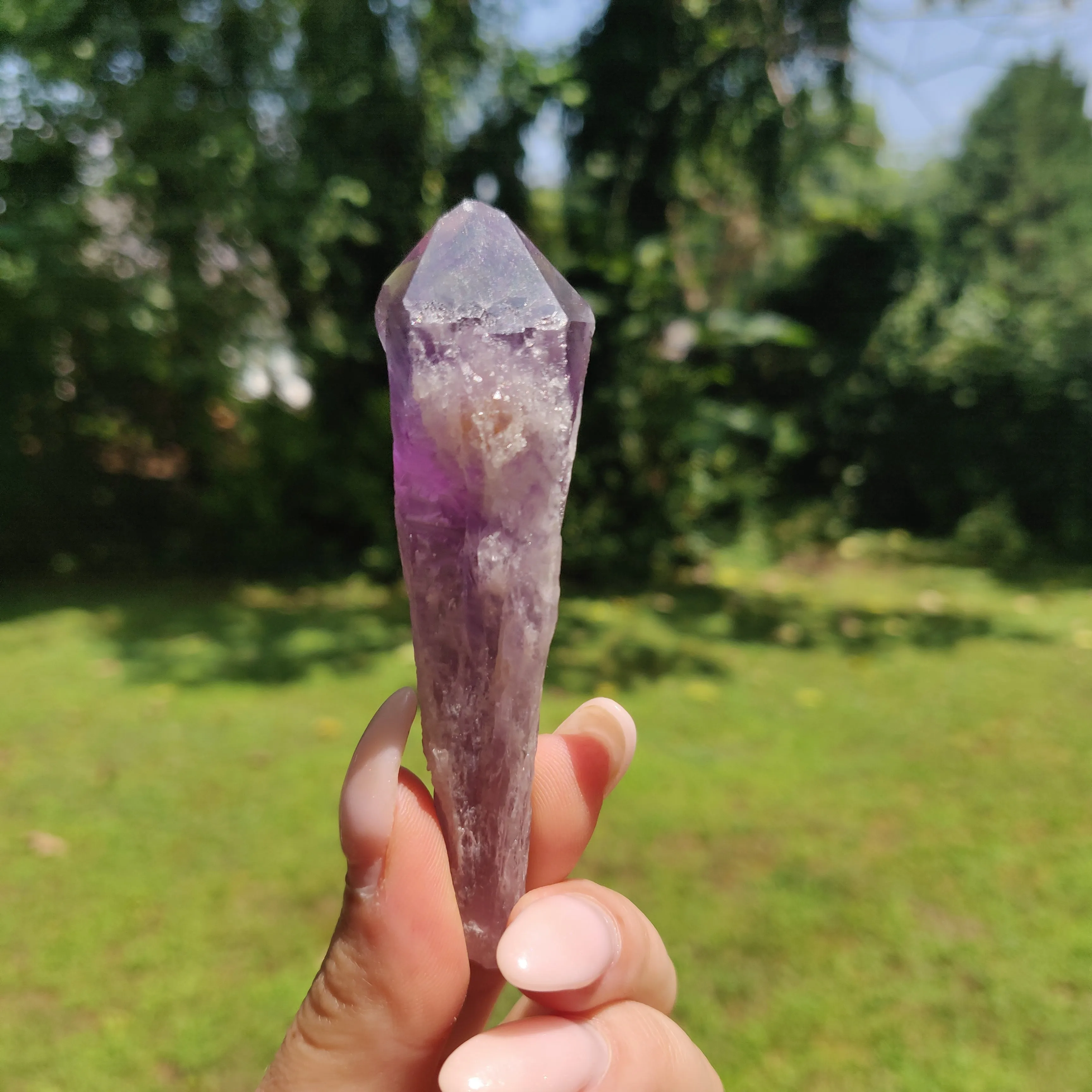 Bahia Amethyst Point, Amethyst Elestial Wand from Brazil (#15)