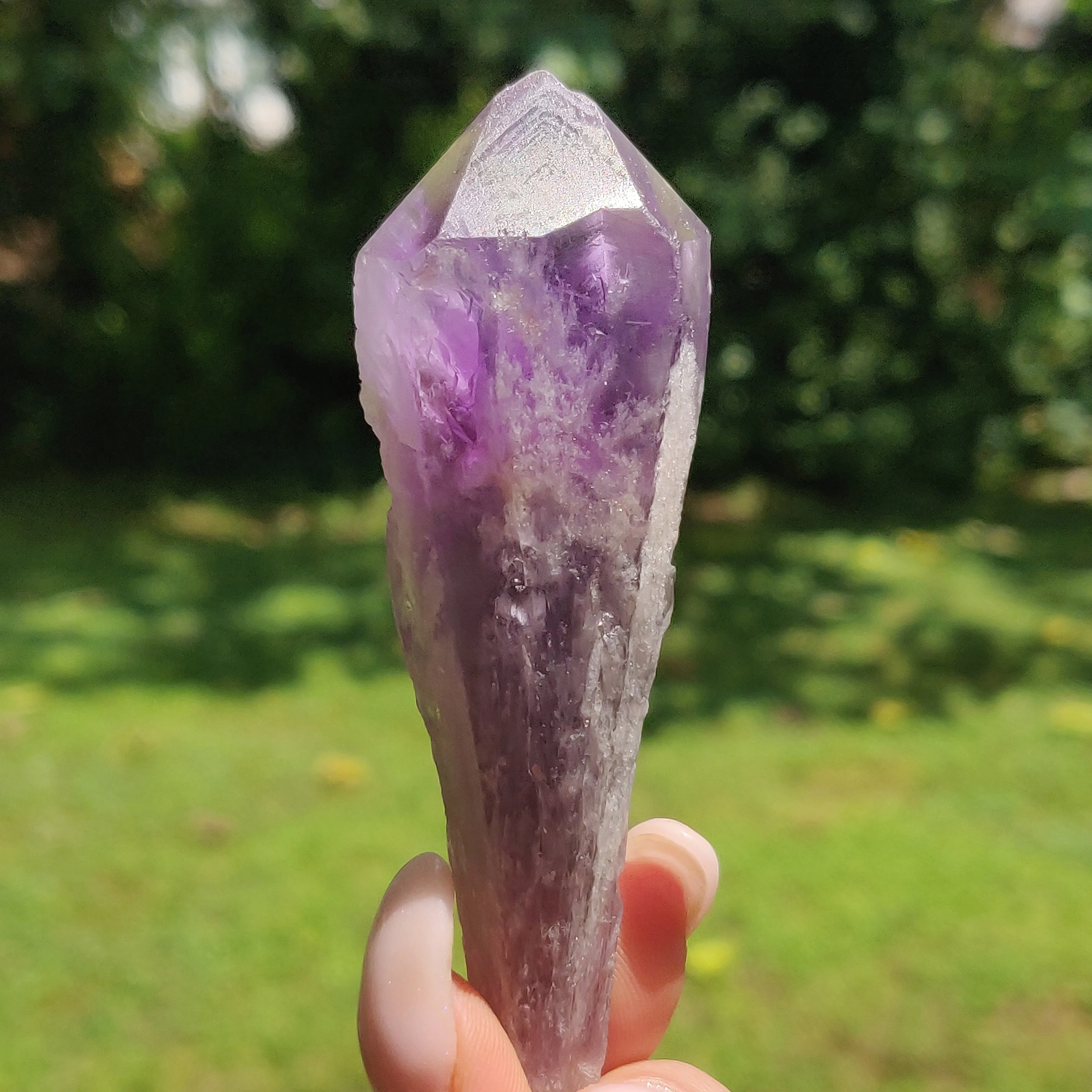 Bahia Amethyst Point, Amethyst Elestial Wand from Brazil (#15)