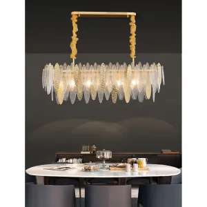 Beach View Amber Chandelier