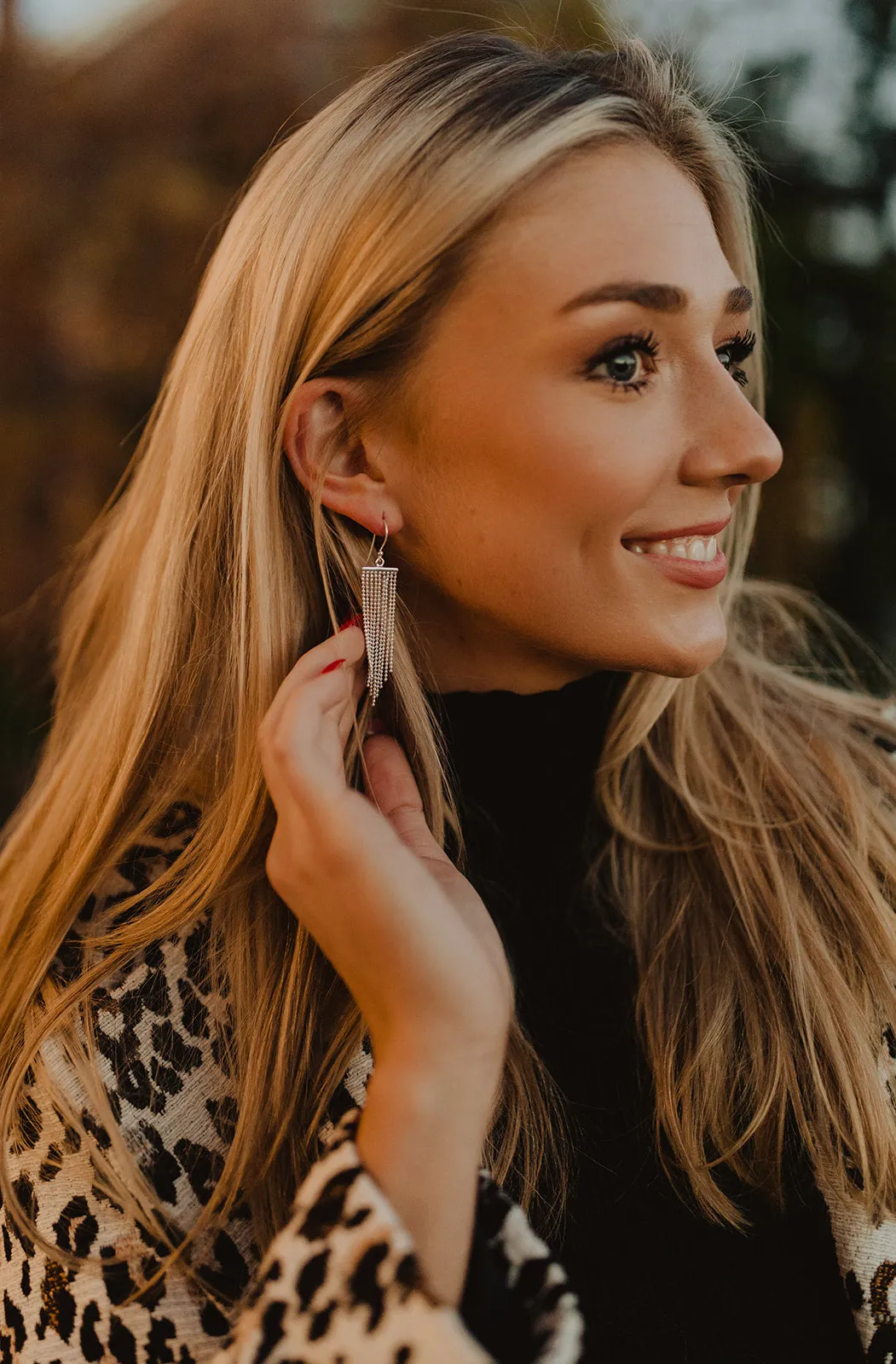 Beaded Chandelier Earrings