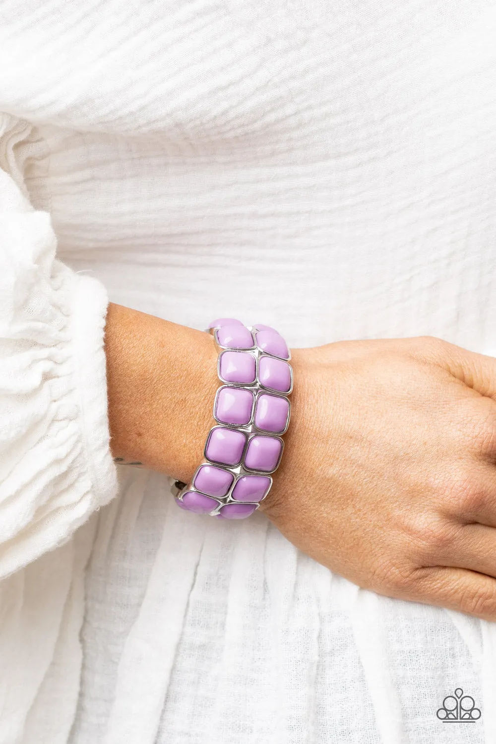 Bracelets Double The DIVA-ttitude - Purple B2086