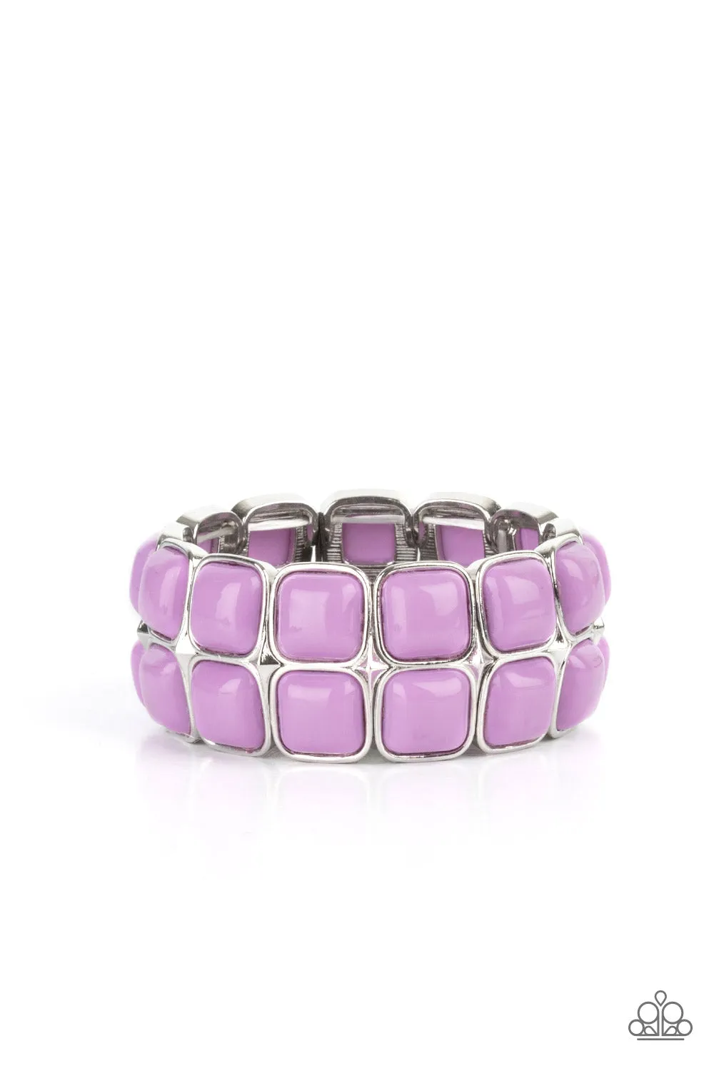 Bracelets Double The DIVA-ttitude - Purple B2086