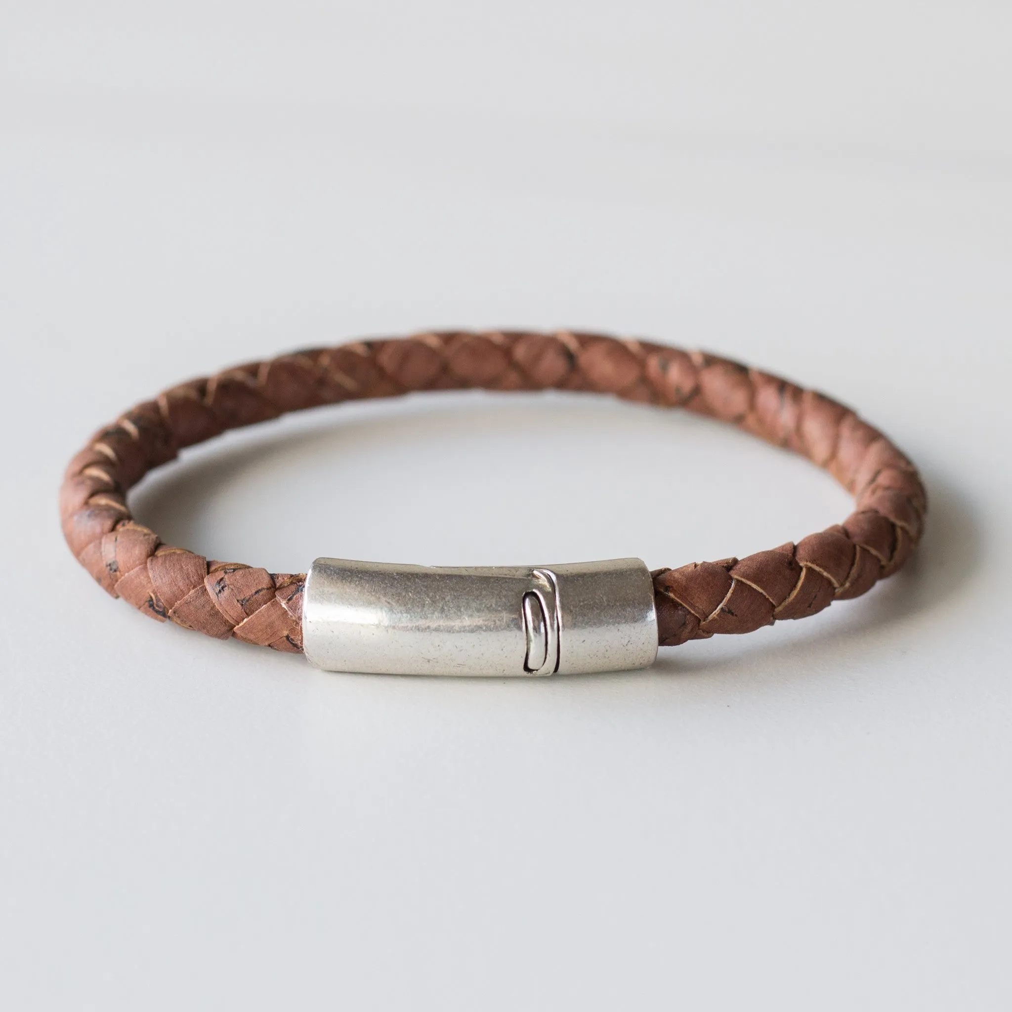 Braided Cork Bracelet