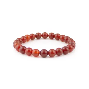 Carnelian Beaded Bracelet