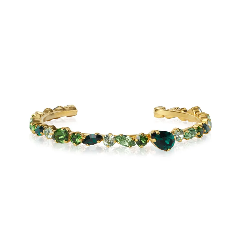 Caroline Svedbom Antonio Bangle - Gold Green Combo