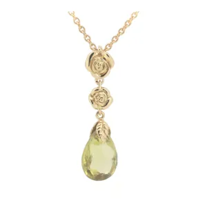 Carreray Carrera Peridot Necklace K18YG Yellow Gold