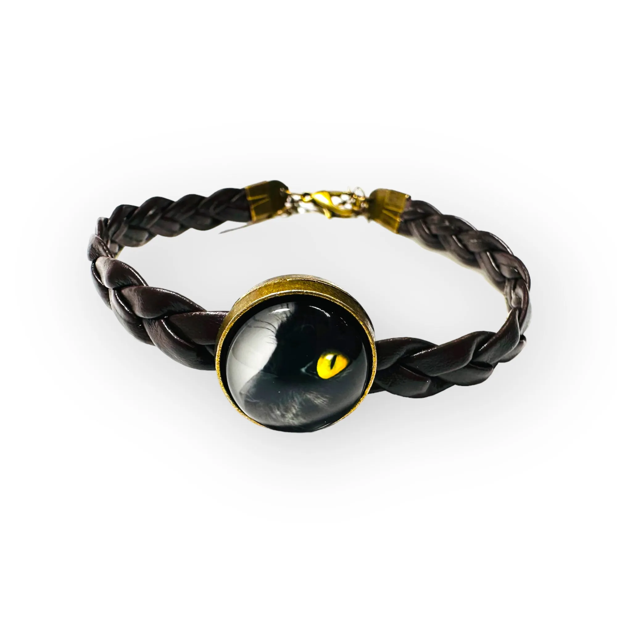 Cat Leather Bracelet