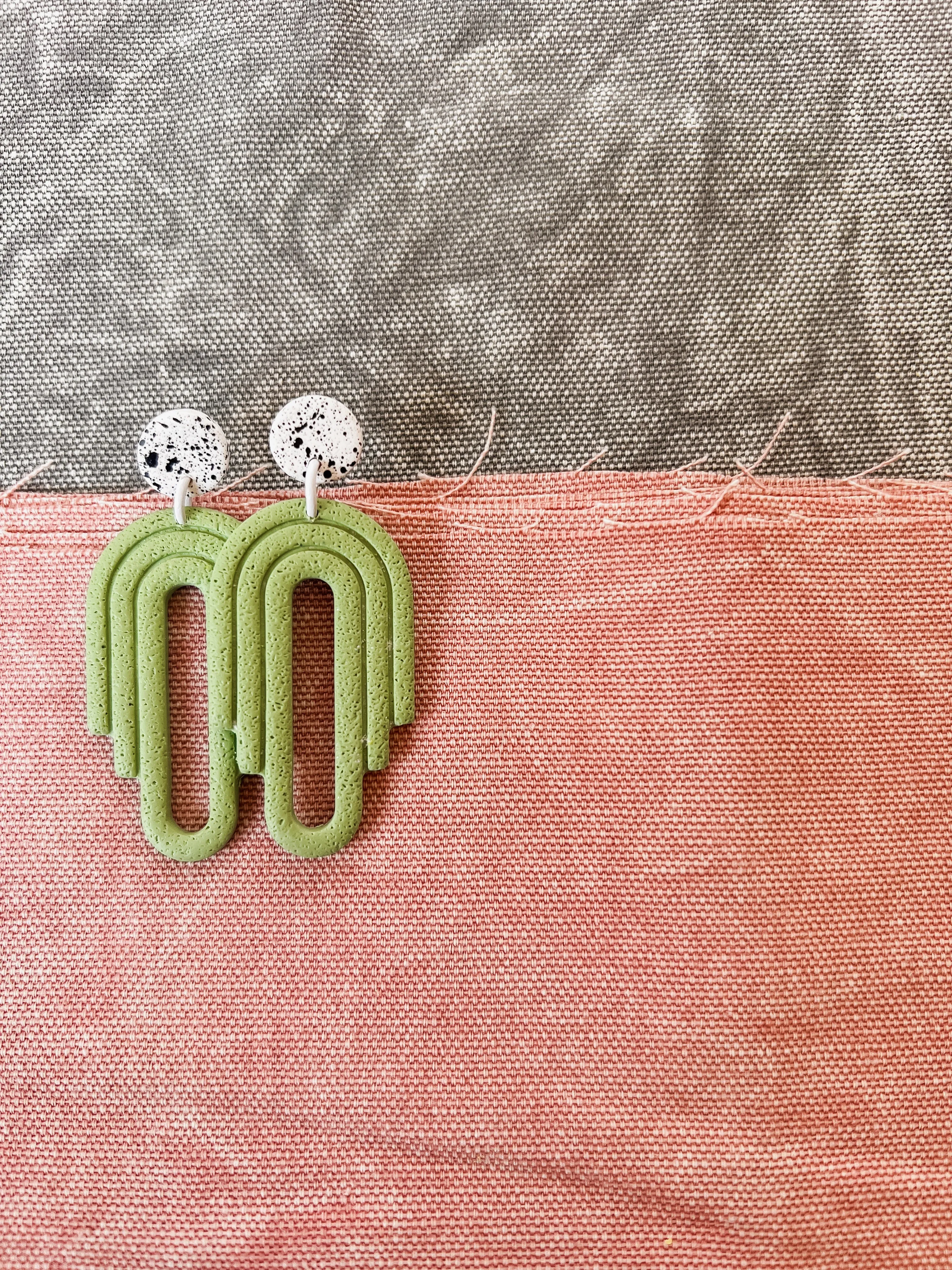 Cathedral | Clay Earrings