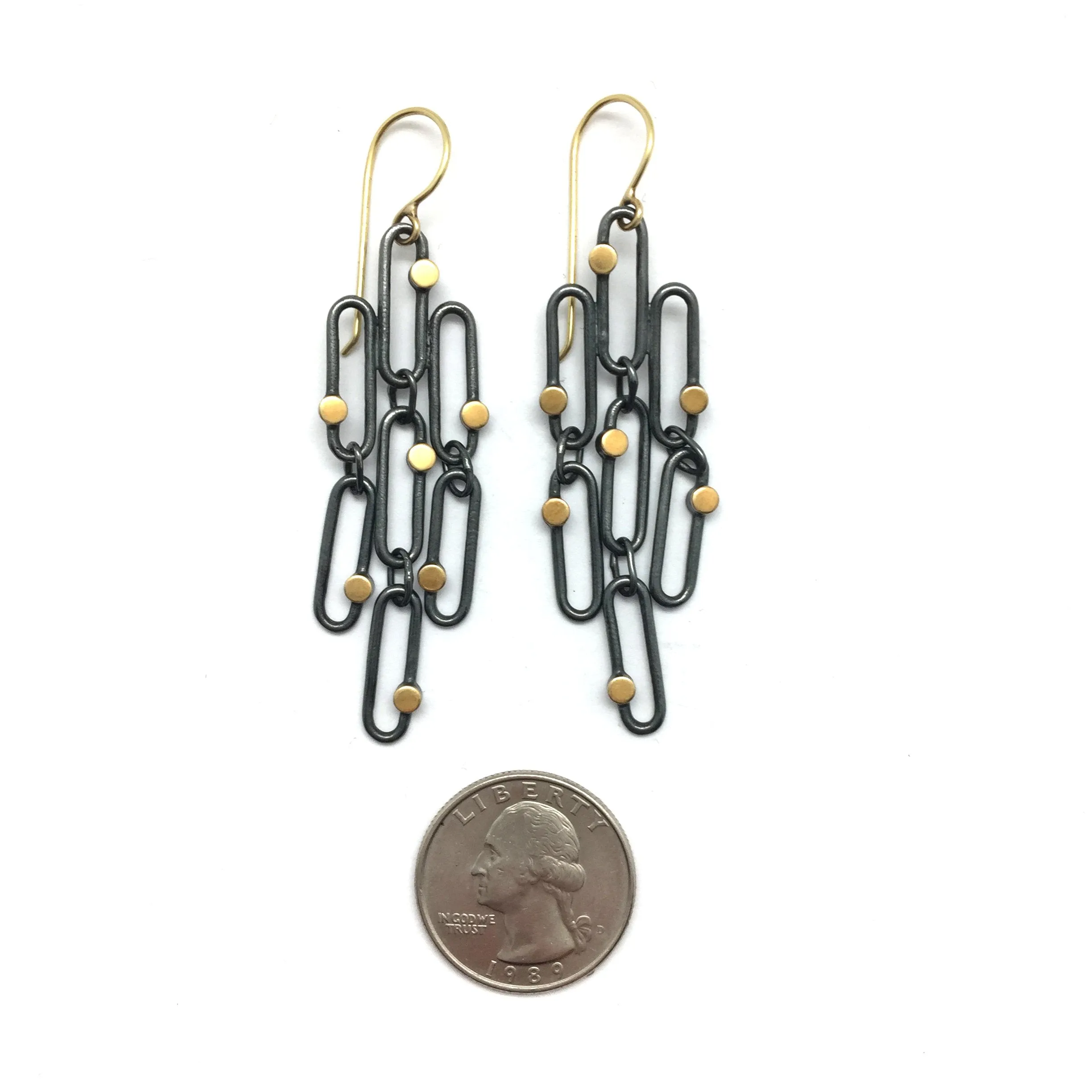 Confetti Grid Earrings - Small