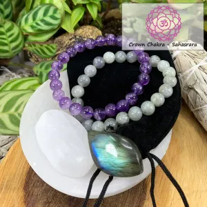 Crown Chakra Mala Bracelet Set🌈