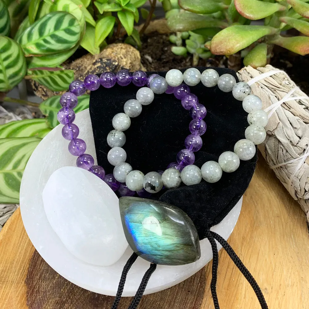 Crown Chakra Mala Bracelet Set🌈