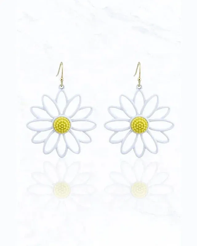 Cut Out Daisy Earrings