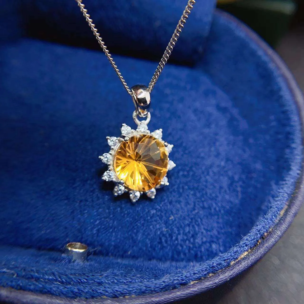 Diamond Citrine Set