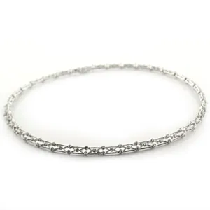 Diamond Collar Necklace 14K White Gold