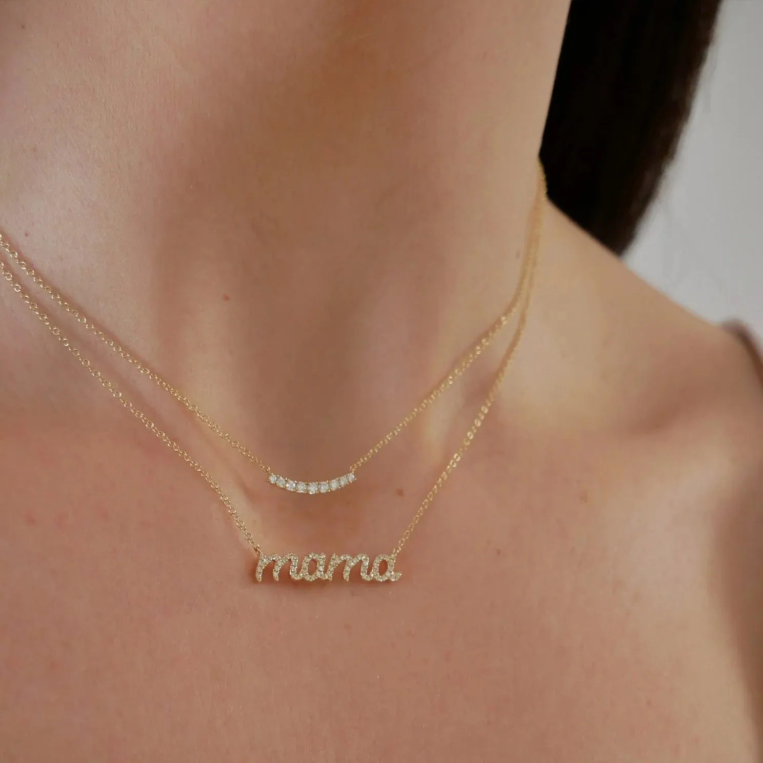 Diamond Mama Necklace