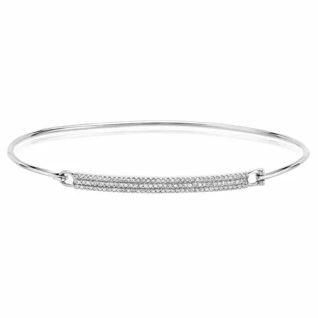 Diamond Pave Bar Bangle