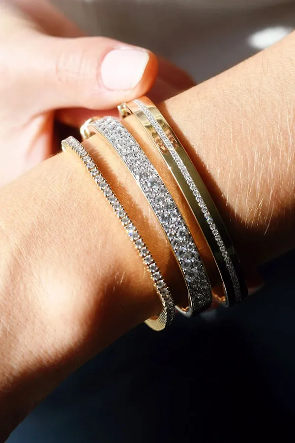 Diamond Row Bangle