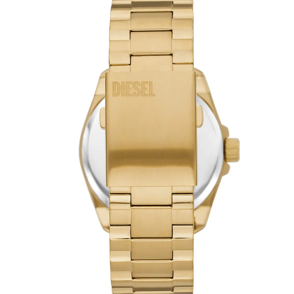 Diesel DZ2163SET MS9 Gold Tone Mens Watch with Necklace