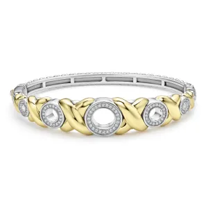 Embrace 18K Gold XO Diamond Bracelet