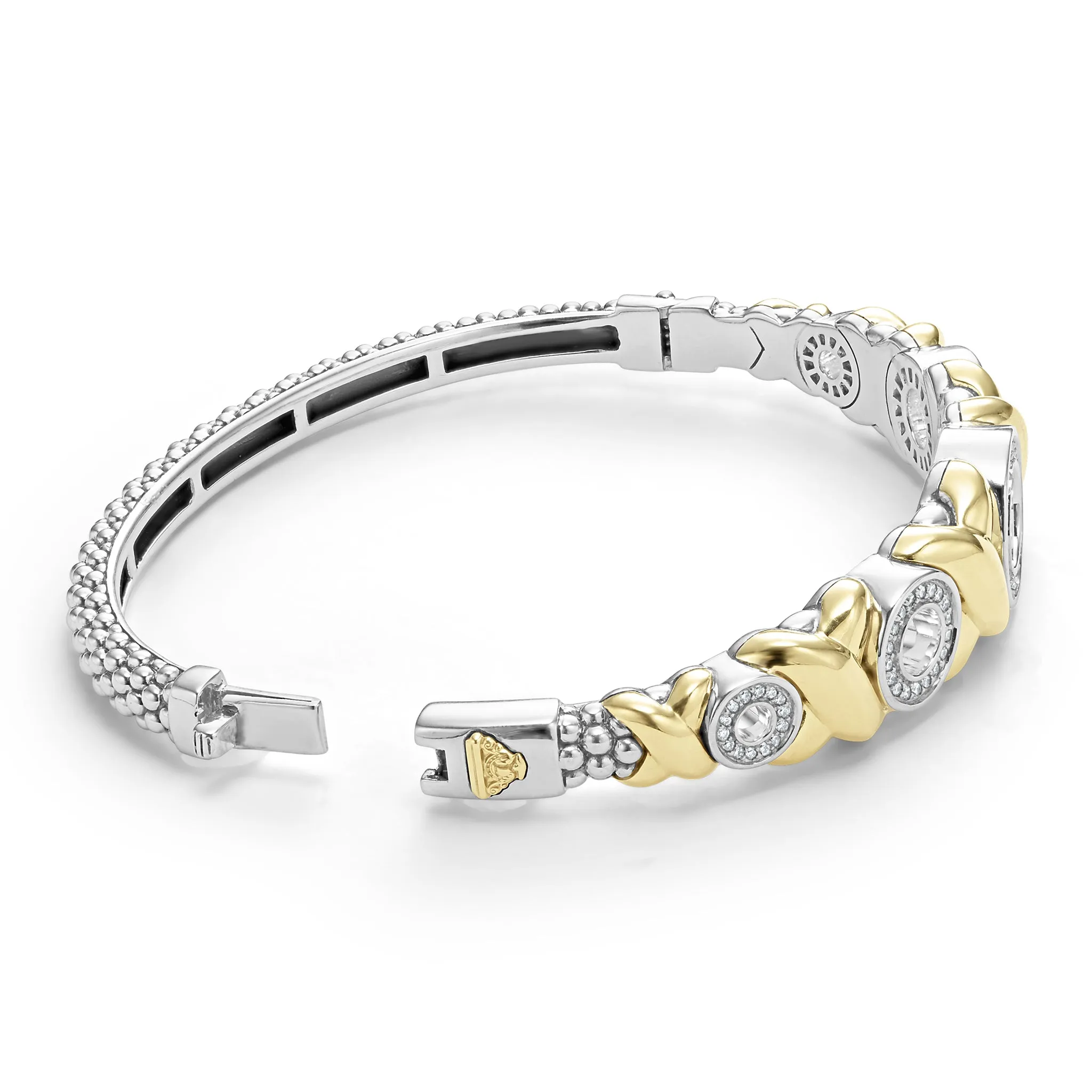 Embrace 18K Gold XO Diamond Bracelet