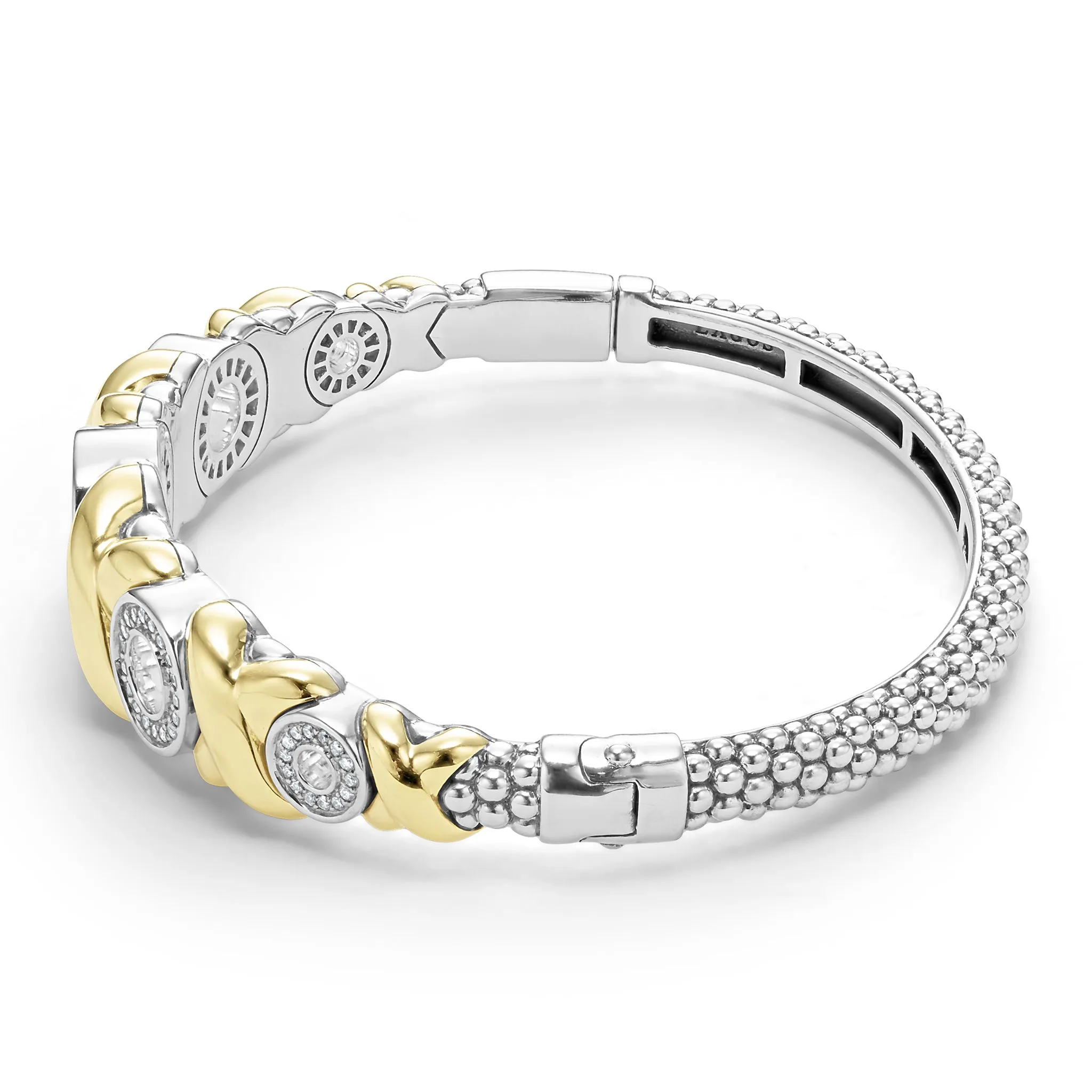 Embrace 18K Gold XO Diamond Bracelet