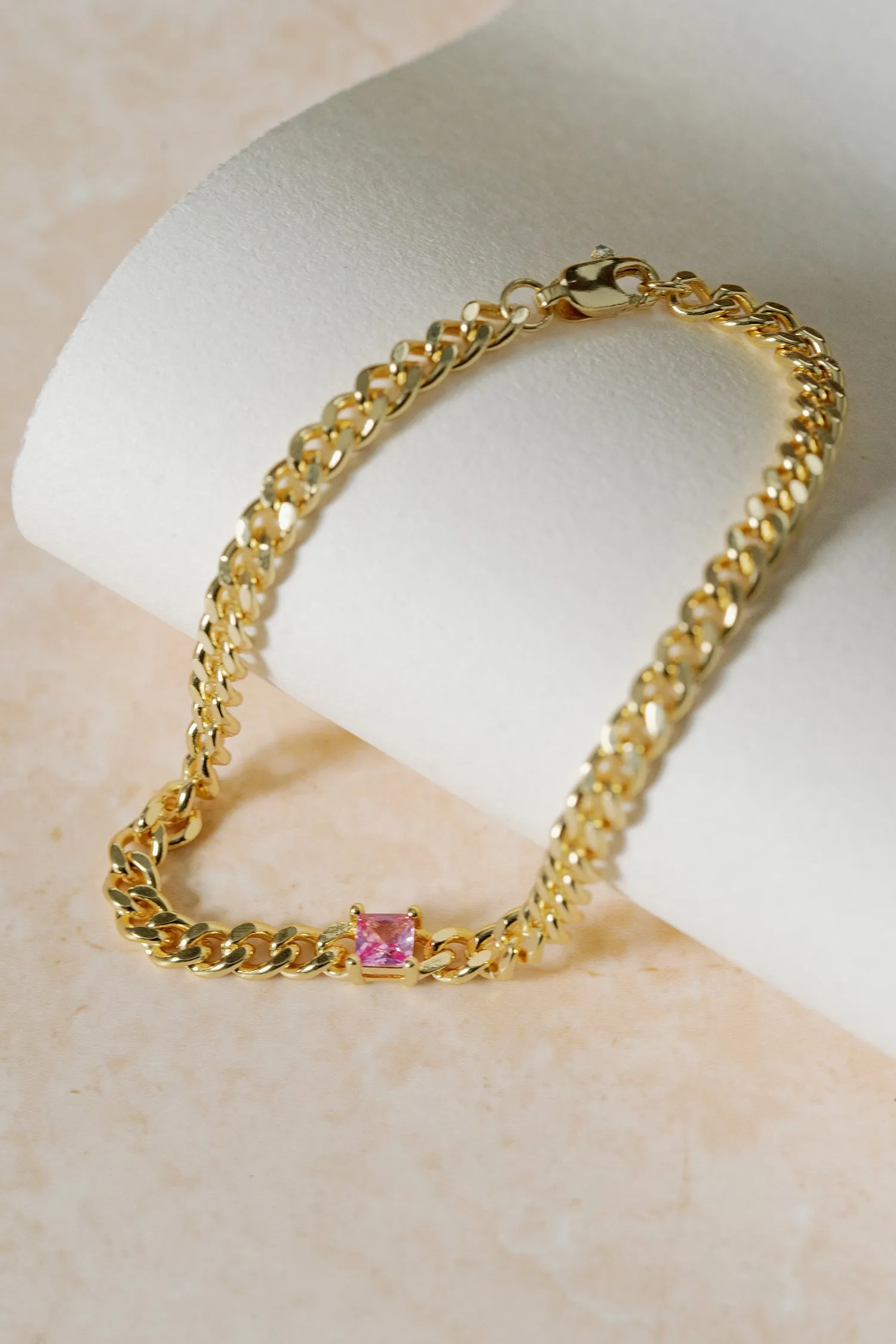 Evie Pavé Chain Bracelet