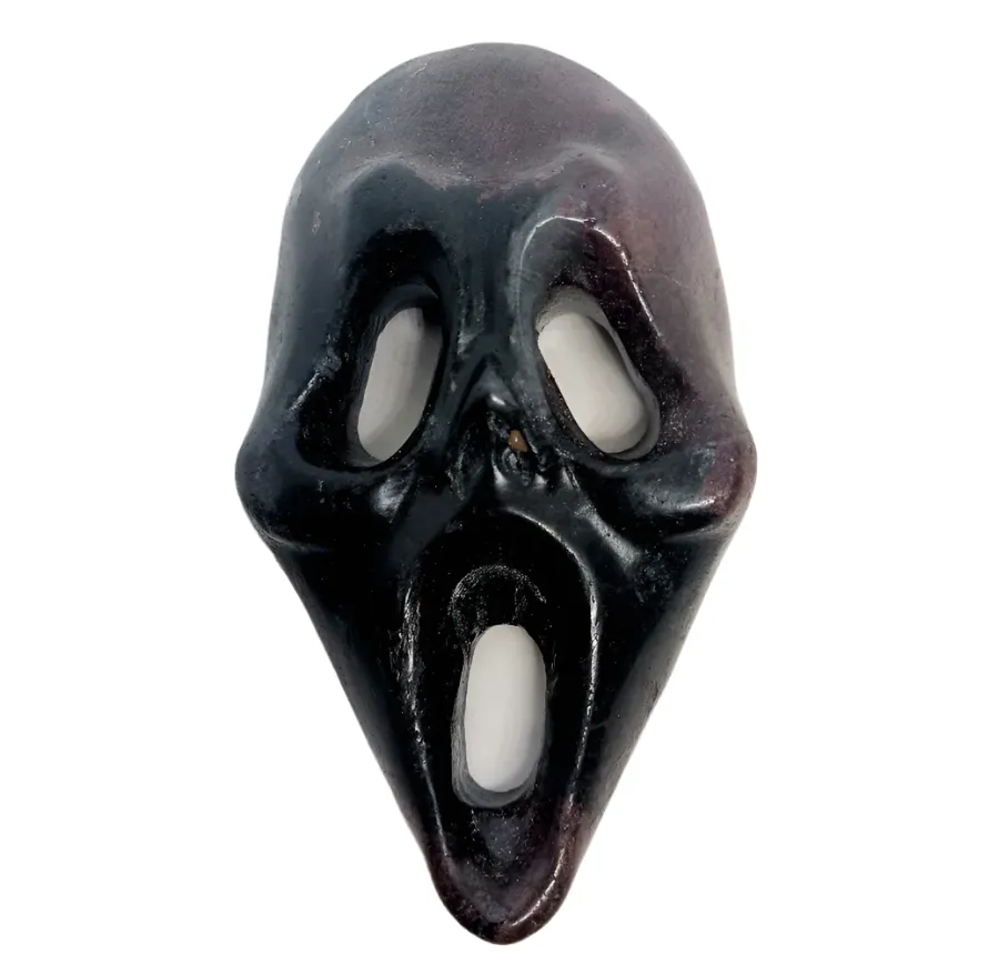 Firework Garnet Crystal Scary Ghost Face Carving