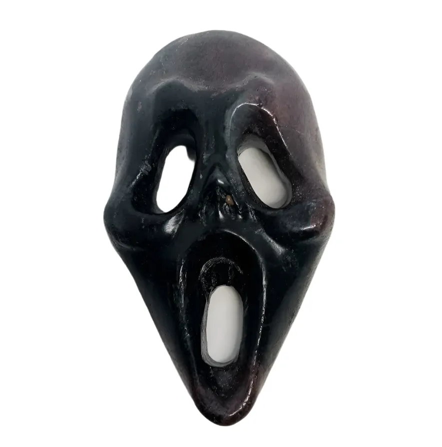 Firework Garnet Crystal Scary Ghost Face Carving