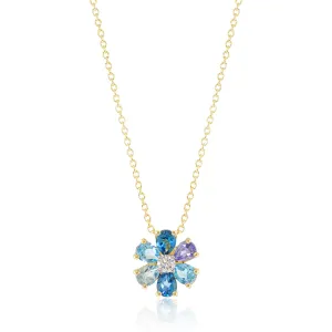 Flora 14K Gemstone Necklace