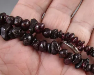 Garnet Beads Chip Strand 36" Small (G009-2)