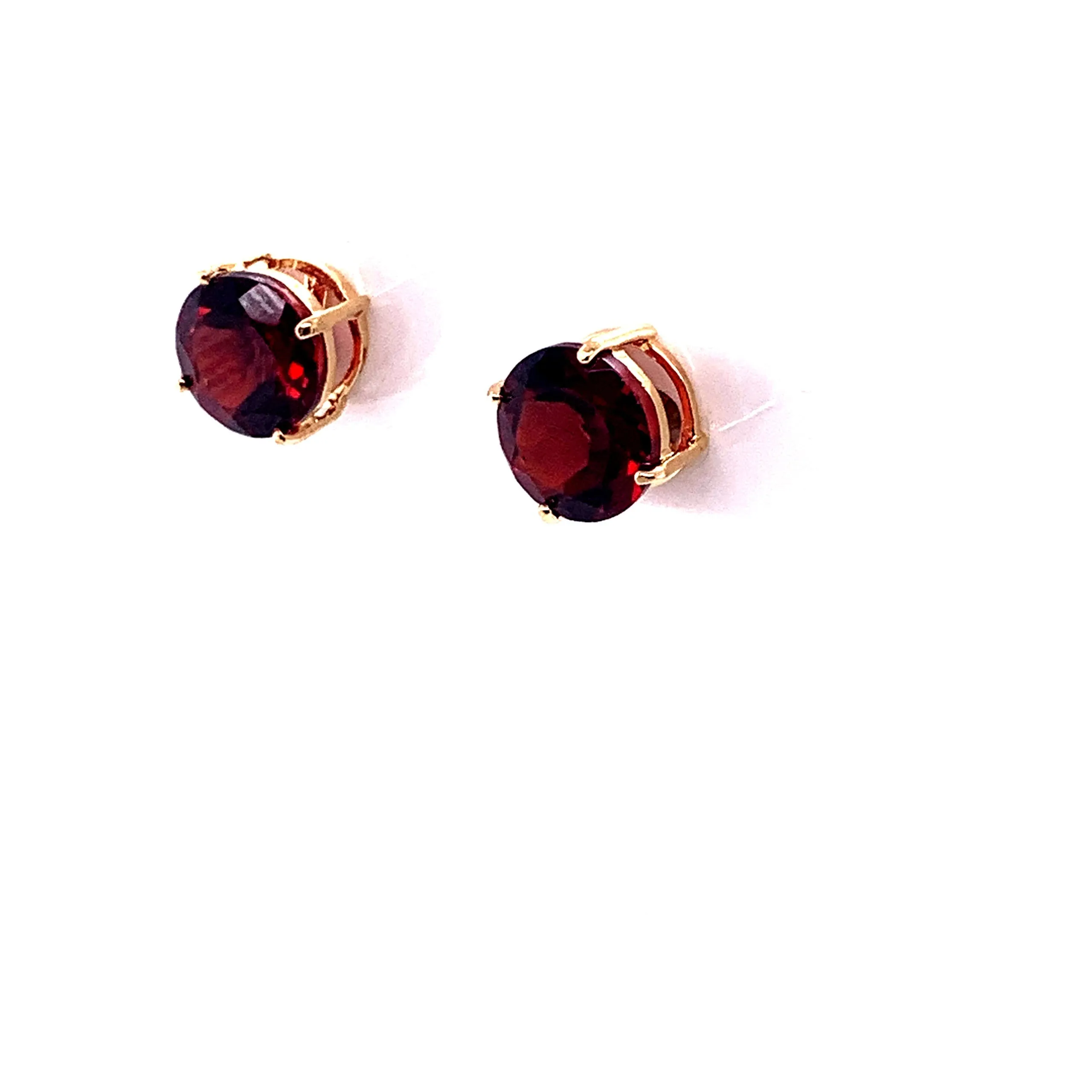 Garnet Stud Earrings