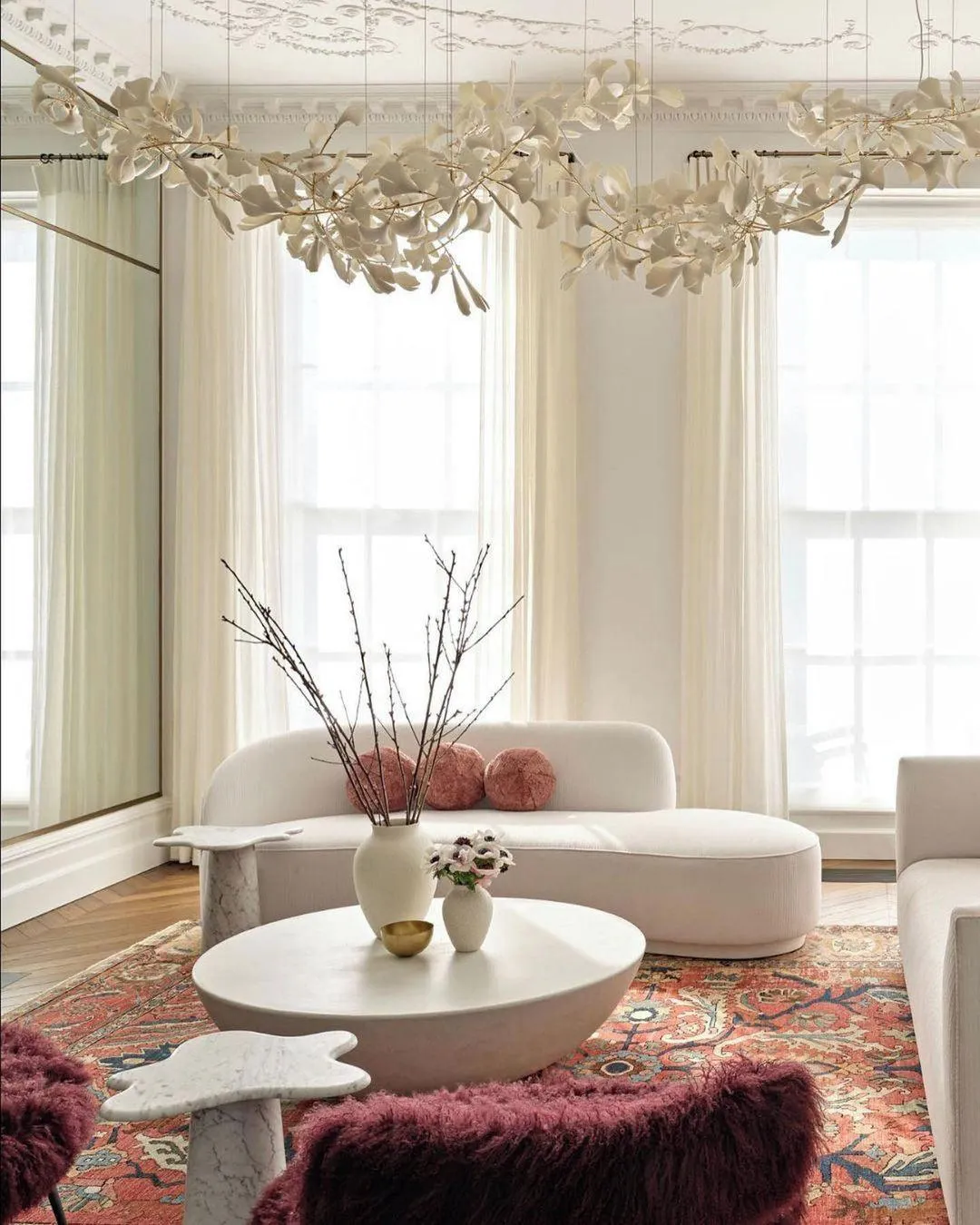 Gingko Chandelier C Style