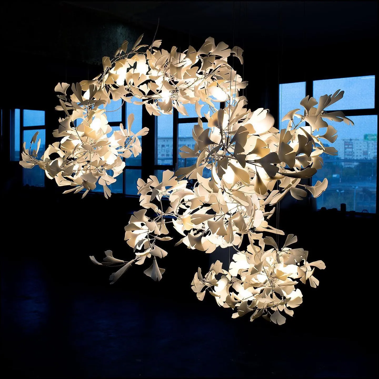 Gingko Chandelier C Style