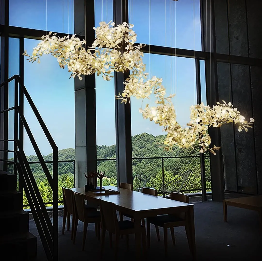 Gingko Chandelier C Style