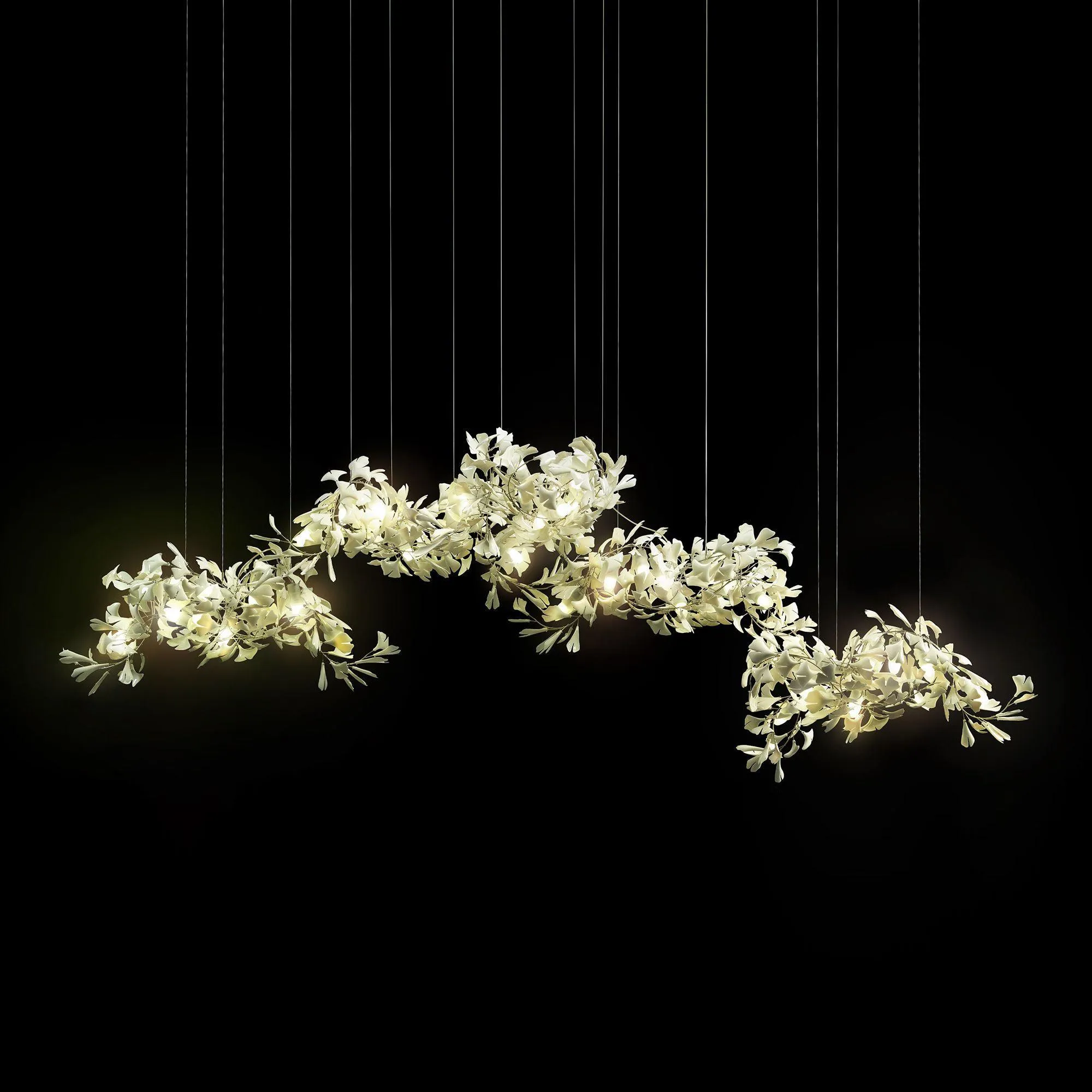 Gingko Chandelier C Style