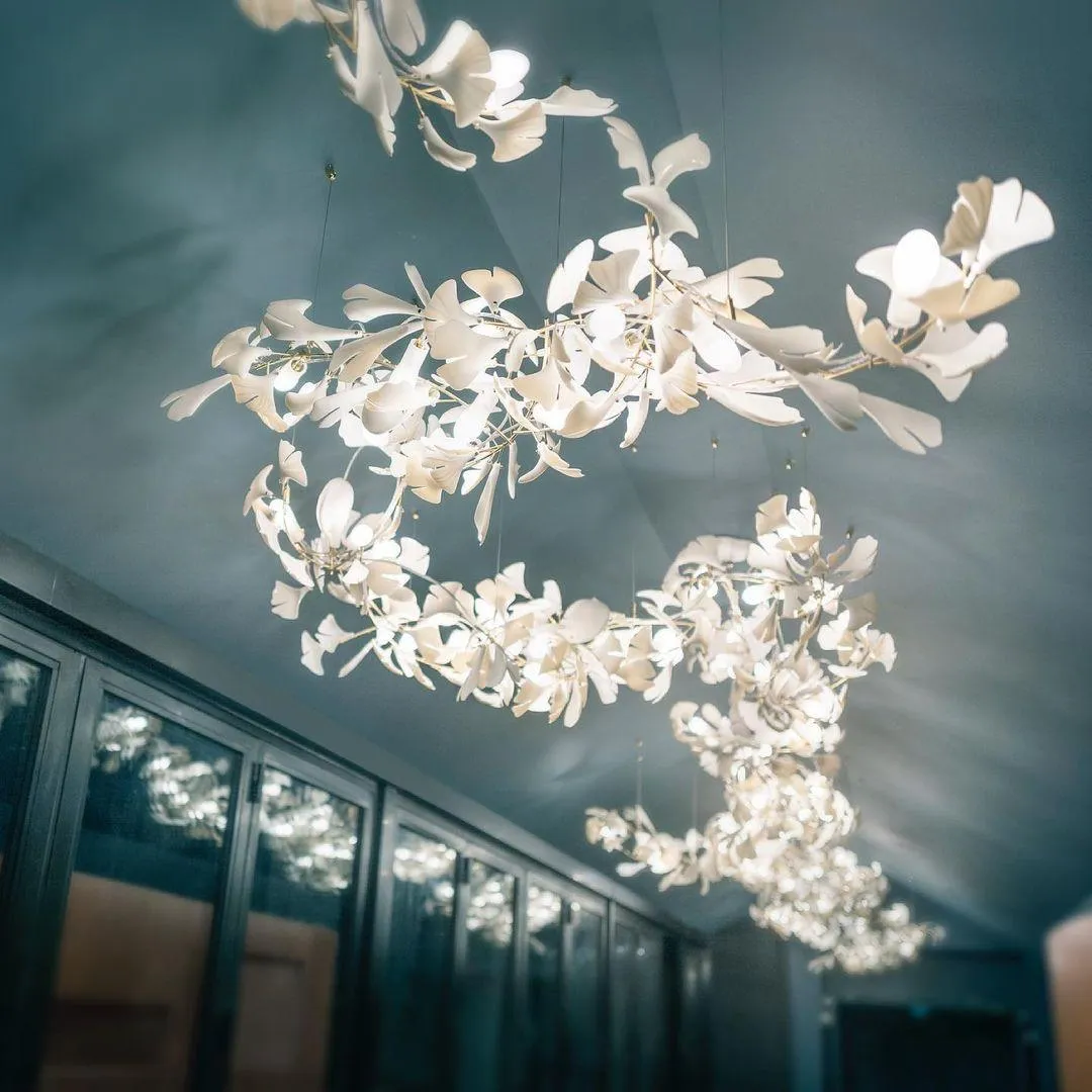 Gingko Chandelier C Style