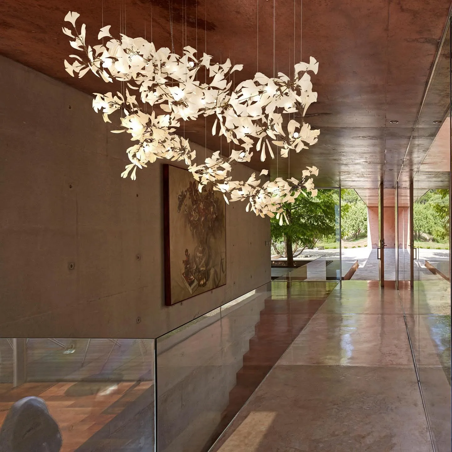 Gingko Chandelier C Style