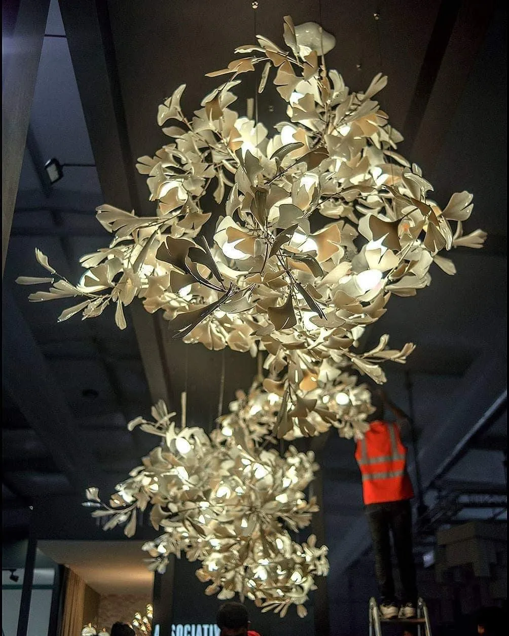 Gingko Chandelier C Style